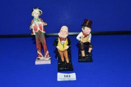 Three Small Royal Doulton Dickens Figurines