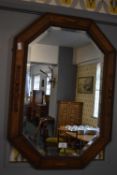 1930’s Oak Framed Bevelled Edge Mirror