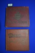 Two Cigarette Card Albums Containing Famous Figures and Musical Celebrities, etc.