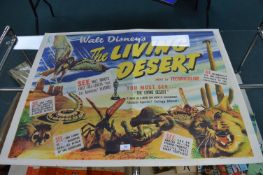 Walt Disney’s Living Desert 1960’s Original Film Poster