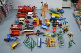 Vintage Corgi Diecast Farmyard Vehicles