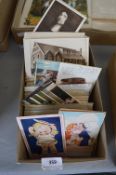 Box of Vintage Postcards