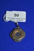 Silver Life Buoy Pendant with Compass