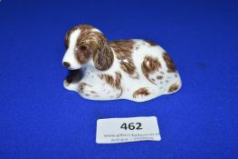 Royal Crown Derby Scruff the Dog Paperweight with Gold Seal