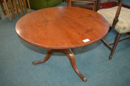 Victorian Mahogany Tilt Top Table on Tripod Base