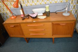 Mid-Century 1960’s Retro Stonehill Stateroom Teak Sideboard