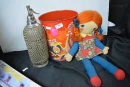Retro Paper Bin, Ragdoll, and a Soda Siphon