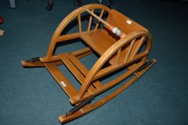 Vintage Child’s Wooden Rocker