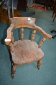 Vintage Childs Captains Chair