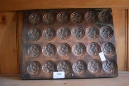 Vintage Chocolate Mould Rose Design