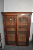 Victorian Mahogany Glazed Bookcase