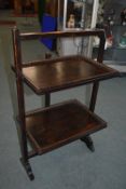 1930’s Oak Rectangular Folding Cake Stand