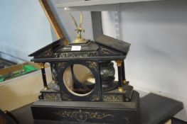 Slate Mantel Clock Surround for Restoration