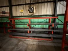 *Steel Three Tier Cantilever Storage Rack