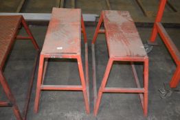 *Pair of Steel Trestles
