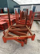 *Three Steel Stillages 105x105cm