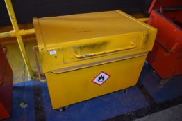 *Mobile Lockable Hazardous Substance Cabinet with Gas Assisted Lid