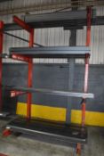 *Steel Four Tier Cantilever Storage Rack