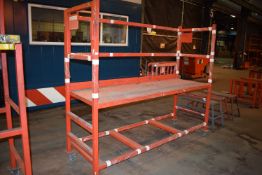 *Mobile Work Platform 105cm work height, 230cm long