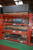 *Three Tier Steel Stillage and Sheet Material Storage Rack