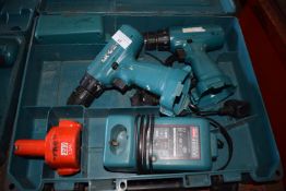 *Two Makita 6227D Drill with One Battery and One Charger