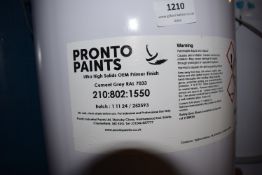 *20L of Pronto Paints High Ultra Solids OEM Clement Grey Primer Finish
