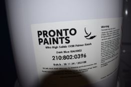 *20L of Pronto Paints Ultra High Solids OEM Dark Blue Primer Finish