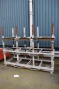 *Three Stackable Stillages 101x241cm x 66cm tall