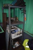 *Three Tier Shelving Unit 80x65cm x 175cm tall, Including Contents