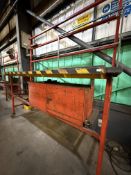 *Portable Steel Work Platform 165cm work height, 300cm long with Lockable Tool Cabinet