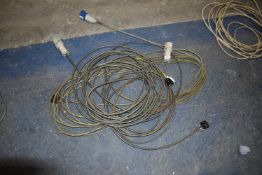 *Two 13a - 16a Steel Braided Extension Cables