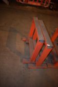 *Pair of Steel Trestles 80cm wide x 76cm tall
