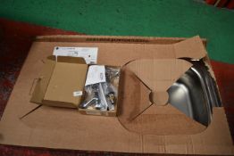 *Stainless Steel Sit-On Sink Unit with Lefthand Drainer and Pillar Taps