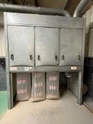 *Three Bag Dust Extraction System with Ducting