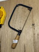 *Fret Saw and a Spring Loaded Balance