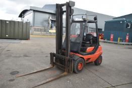 *Lansing Linde H30D-03 3-ton Forklift Truck, Hours: 12830 - The Auctioneer requests the right to