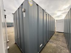 *Alsim 24ft x 9ft 3+1 Toilet Block Serial No. 51026
