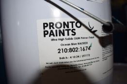 *20L of Pronto Paints Ultra High Solids OEM Ocean Blue Primer Finish