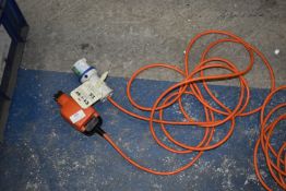 *16a – 13a Extension Cable with Waterproof Socket