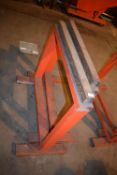 *Pair of Steel Trestles 100cm wide x 100cm tall