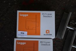 *2pk of Legge 5-Lever Deadlocks