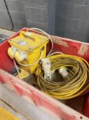 *110v Two Tool 3kva Transformer and Extension Lead
