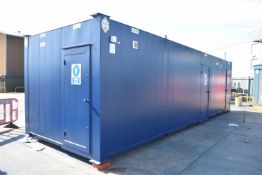 *32ft x 10ft Toilet Block and Drying Room Consisting of Male & Female Toilets and Changing Area,