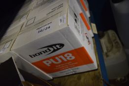 *12x Tubes of Bondit PU18 Strength Polyurethane Sealant and Adhesive