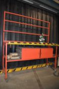 *Portable Work Platform 295cm long, 165cm work height, with Lockable Tool Cabinet