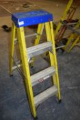 *Fiberglass Three Tread Step Ladder