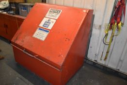 *Flammable Liquid Storage Cabinet with Gas Assisted Lid