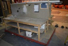 *Forklift Mountable Double-Sided Workbench on Steel Stillage