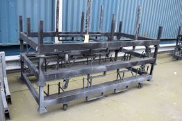 *3x Stillage on Castors 130x263cm x 60cm tall