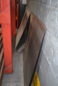 *Eight Assorted Cut Steel Sheets, Perforated Steel, and Assorted Aluminium Checker Plate